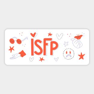 ISFP The Adventurer Myers-Briggs Personality MBTI by Kelly Design Company Sticker